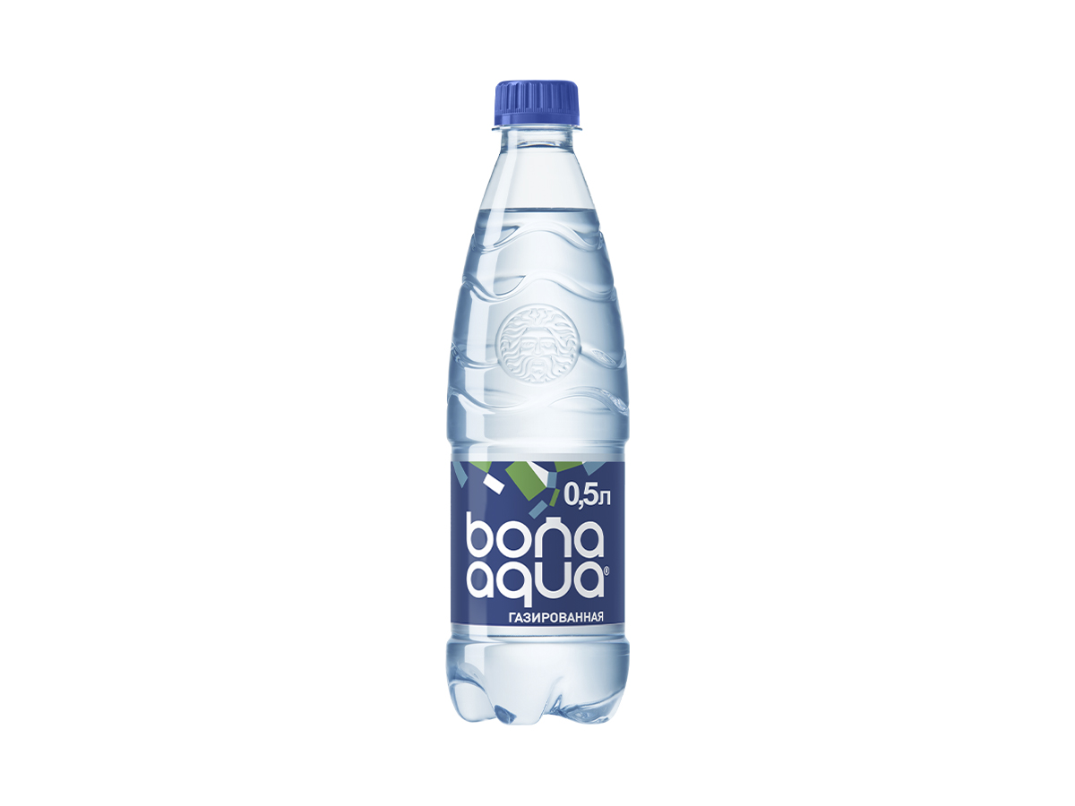 Вода BonaAqua газ 0,5л